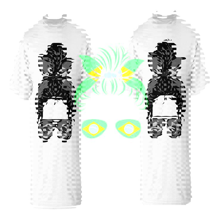 Costume Du Brésil Drapeau Brésil Chignon Brésil Pour Homme T-Shirt