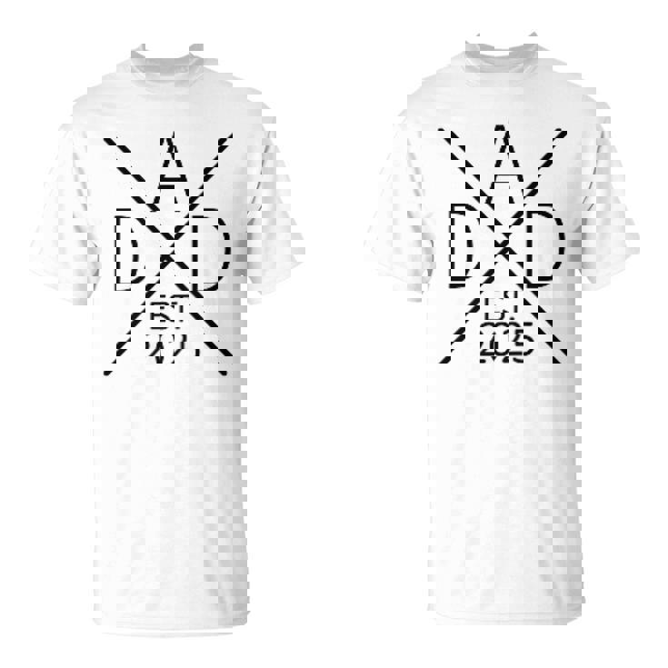 Dad Est 2025 Padre Para Ser 2025 Pronto Ser Papá 2025 Camiseta unisex
