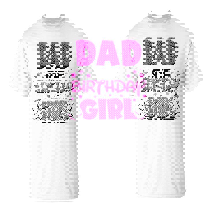 Dad And Mom Of The Birthday Girl Family Party Decorations T-Shirt
