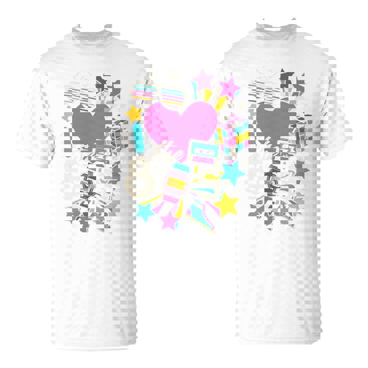 De Los Años 80 Baby 90S Made Me Love The 80S Retro Hombres Es Manga Larga Camiseta unisex