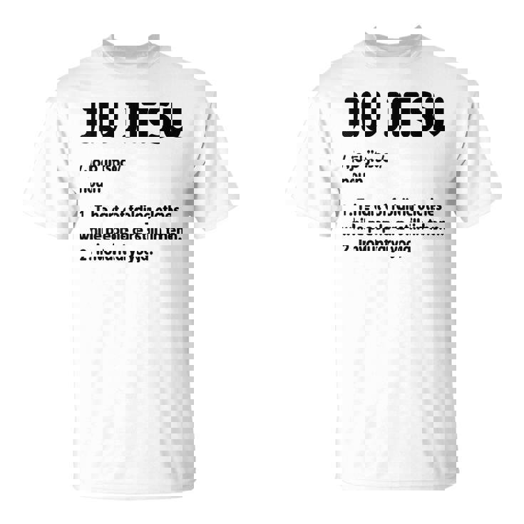 Definición De Jiu Jitsu Practicante Brasileño De Jiu-Jitsu Bjj Camiseta unisex