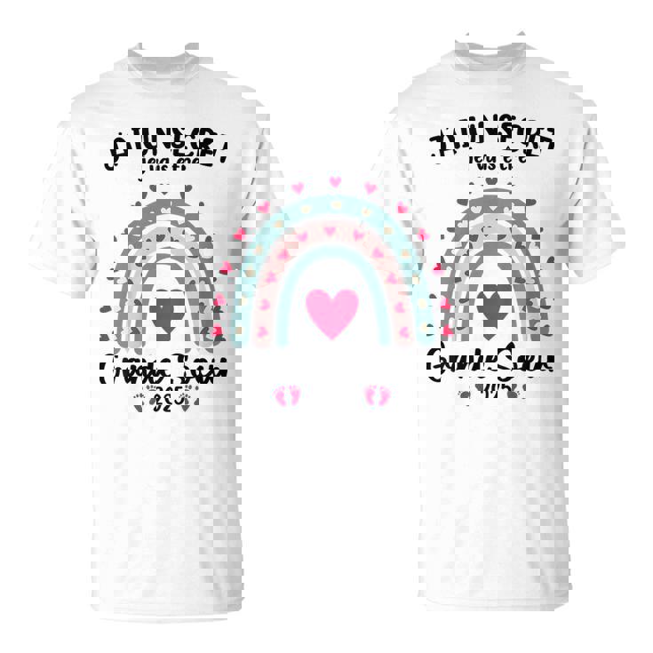 Enfant Future Grande Soeur Jeais Etre Grande Soeur 2025 T-Shirt