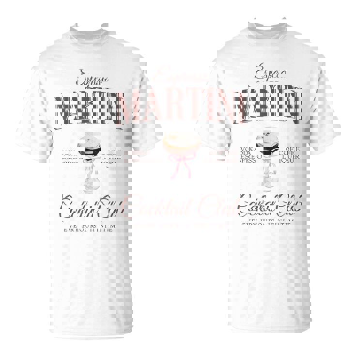 Espresso Martini Cocktail Club Social Club Coquette Women's T-Shirt