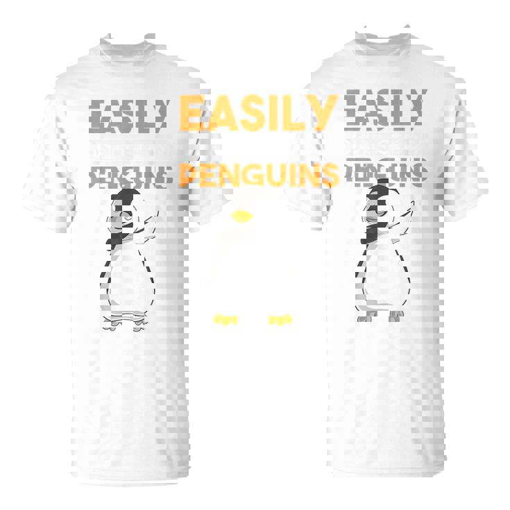 Facilement Distrait Par Les Pingouins Drôles De Dabbing Dab Danse Mignon T-Shirt