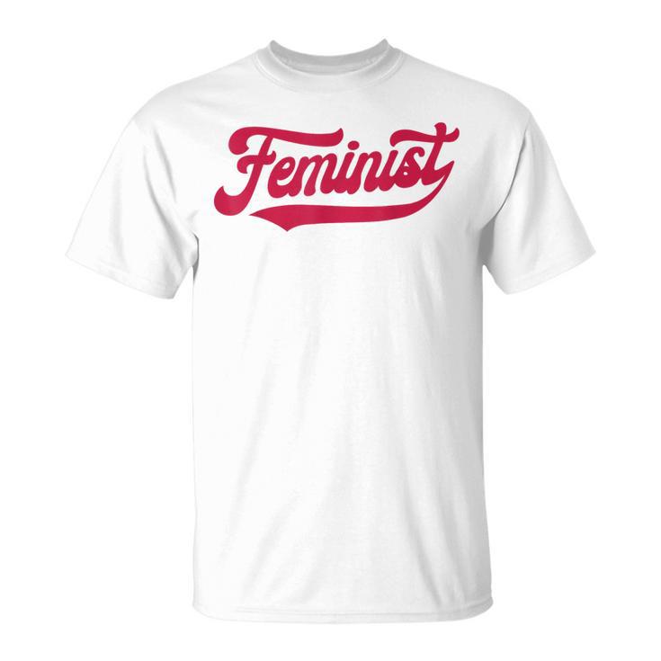 Feminist Retrointage 60S 70S Style Feminism T-Shirt