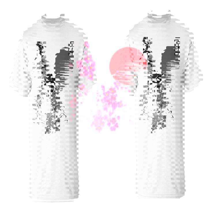 Fleurs De Cerisierintage Sakura Japonais T-Shirt