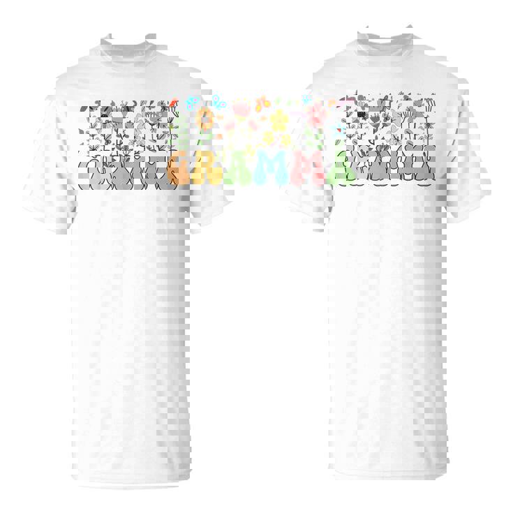 Gramma Flowers Gramma Grandma Gramma Grandmother T-Shirt