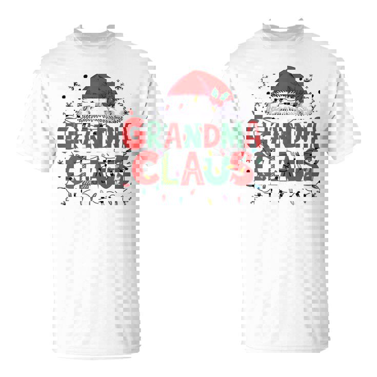 Grandma Claus Xmas Santa Matching Family Christmas Pajamas T-Shirt