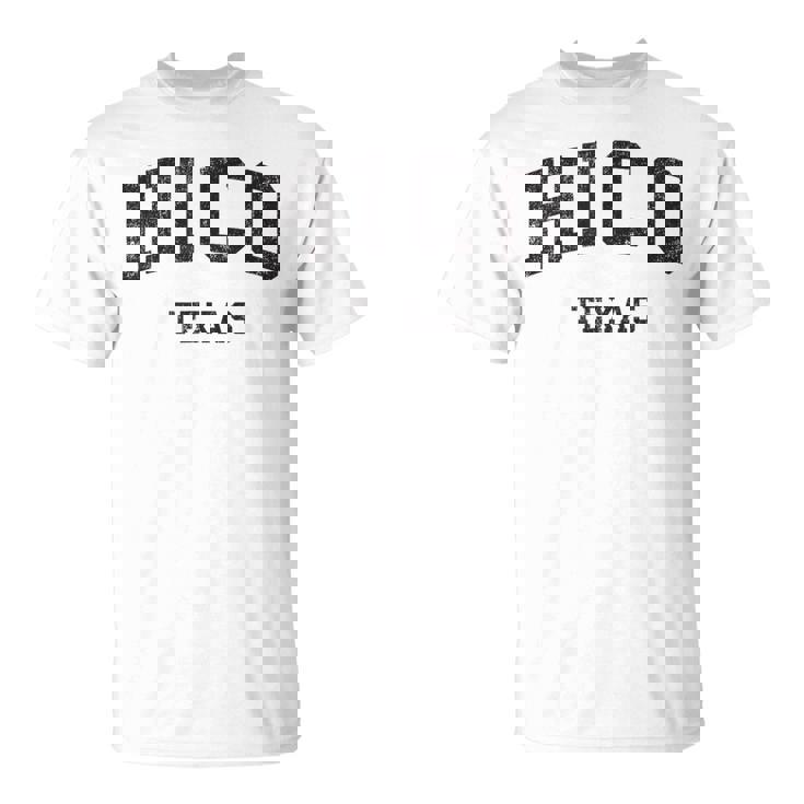 Hico Texas Tx Sportifintage T-Shirt