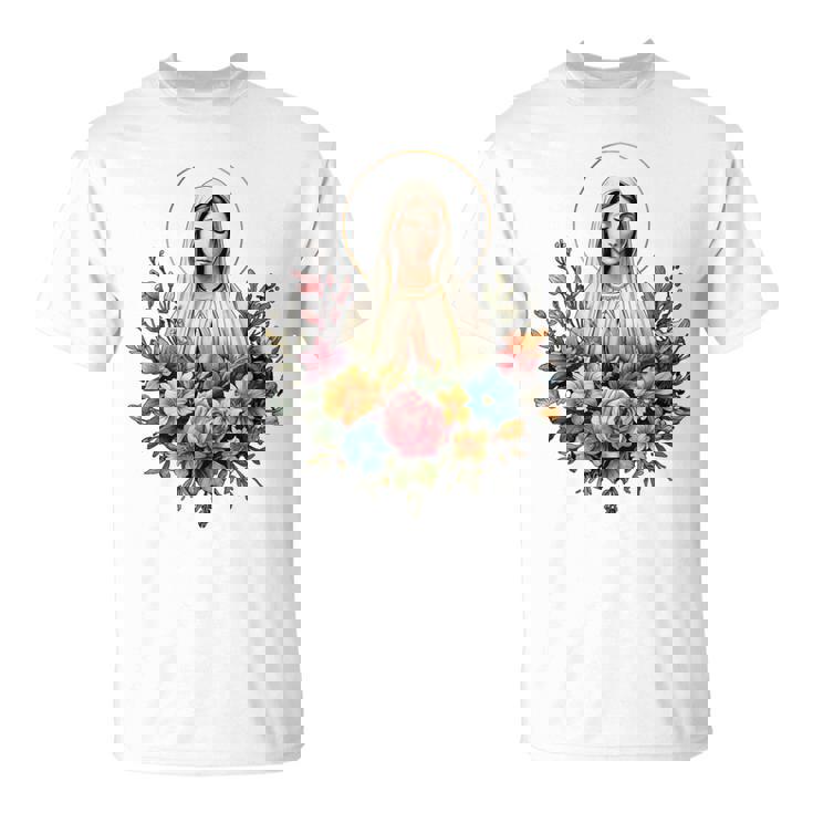 Our Lady Of Fatima Mother Mary Saint Mary Powerful Symbol T-Shirt