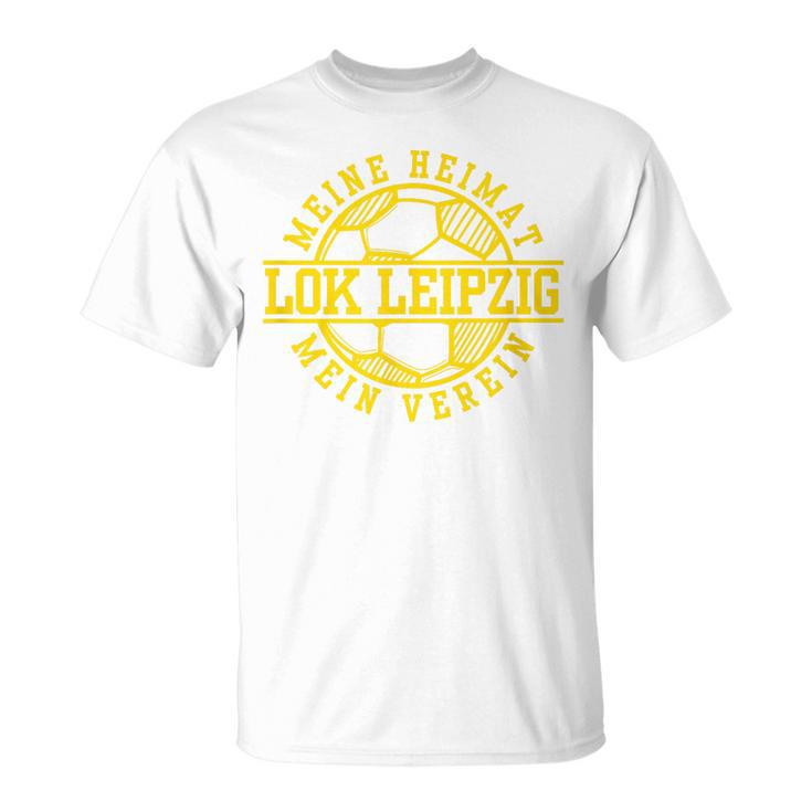 Lok Leipzig Football Kicken Club Fan Heimat Saxony Blue T-Shirt