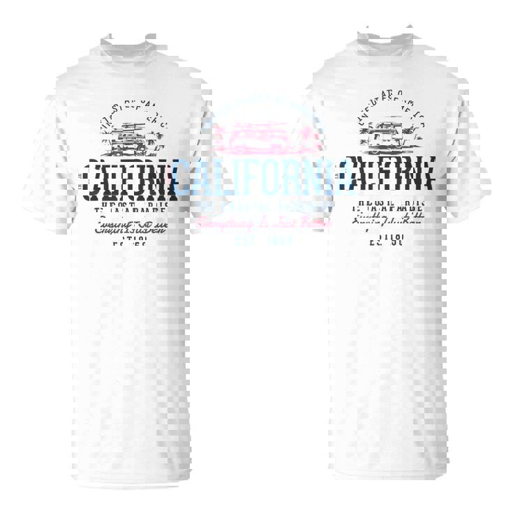 Look-Vintage Style Rétro États-Unis Californie T-Shirt