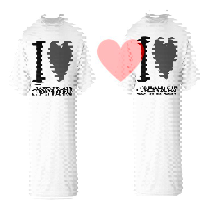 I Love Copenhagen I Heart Copenhagen Camiseta unisex