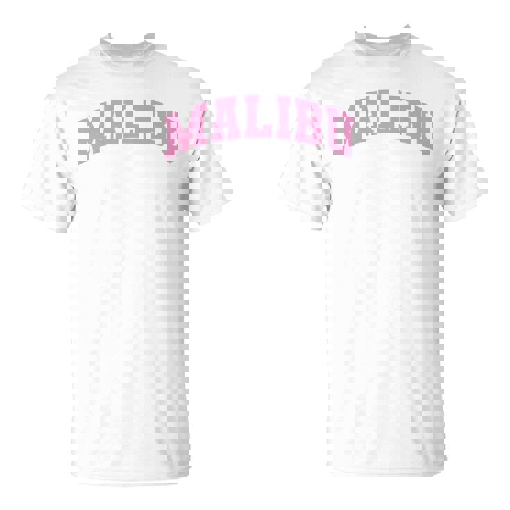 Malibu California Usa College Style T-Shirt