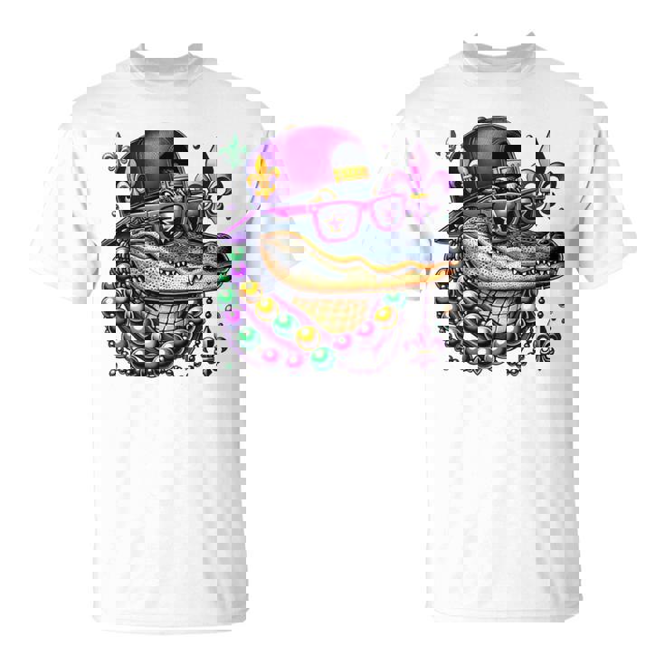 Mardi Gras Alligator Boys Mardi Gras T-Shirt