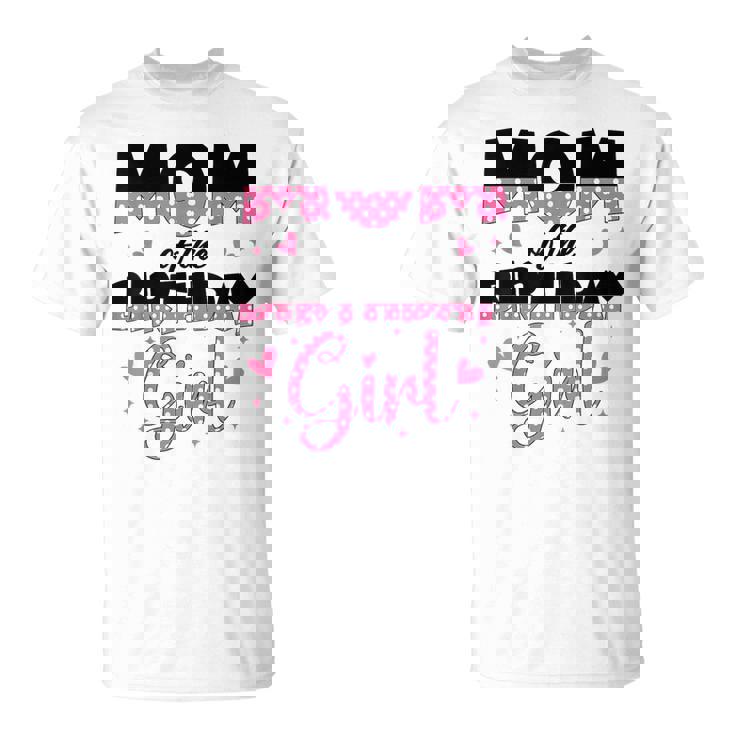 Mom And Dad Of The Birthday Girl Family Party Decorations T-Shirt