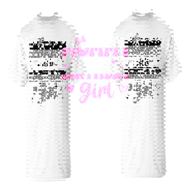 Mommy Of The Birthday Girl Pink Groovy Birthday T-Shirt