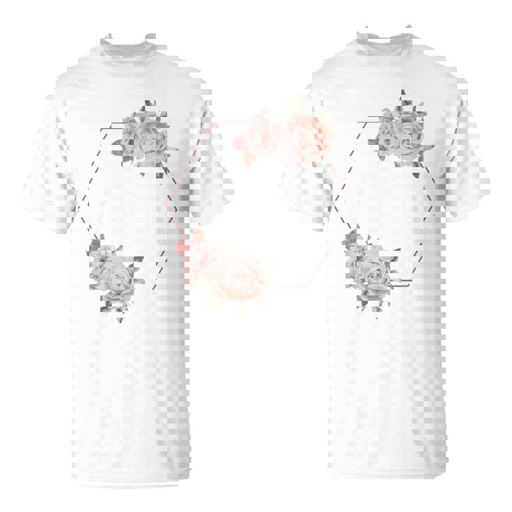 Mother Of The Bride Floral Blush Wedding Flowers T-Shirt