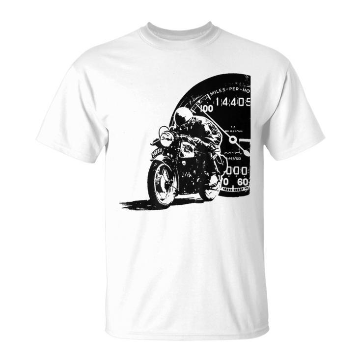 Motorcycle Heartbeat Biker Line Frequency Motorcycle T-Shirt