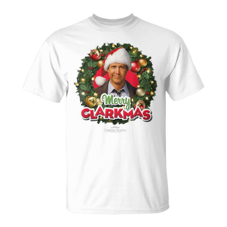 National Lampoon's Christmasacation Merry Clarkmas Blue T-Shirt