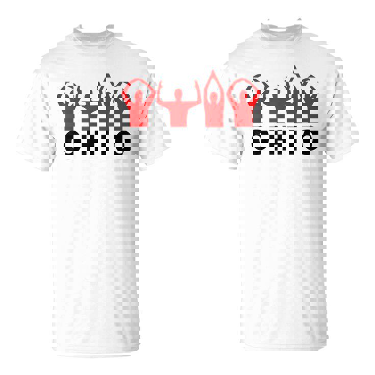 OHIO Casual Graphical Dress Daily Wear Carnival Party T-Shirt