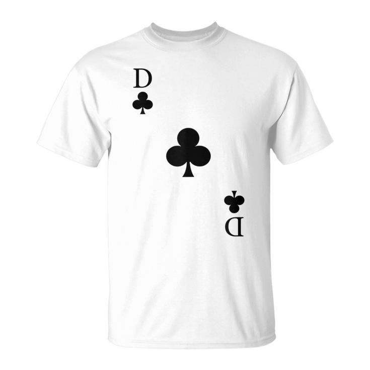 Playing Card Cross Lady Queen Carnival Costume T-Shirt