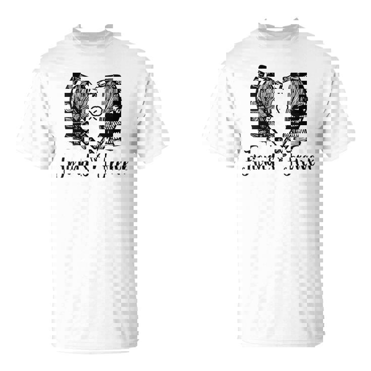 Regalo Best Friend Forever Matching Bff Para 2 Infinity Bestie Cuello Camiseta unisex