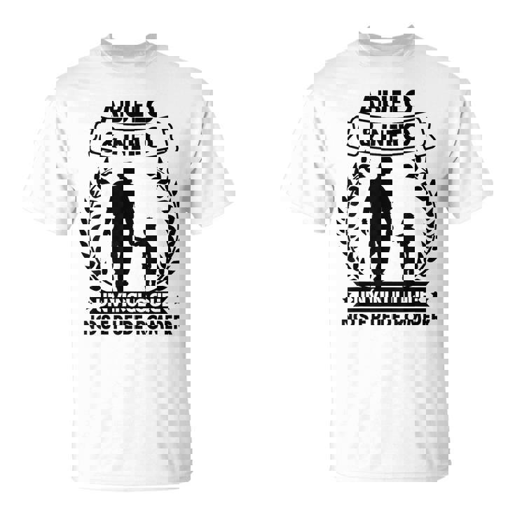 Regalo Para Abuelo Y Nieto Camiseta unisex