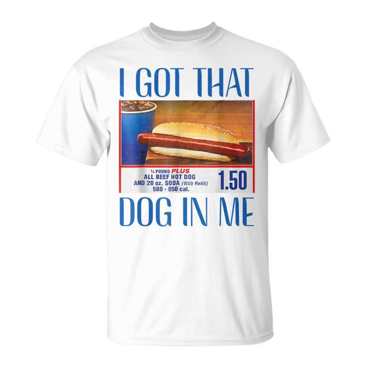 Retrointage I Got-That Dog In Me Hotdog Women's T-Shirt