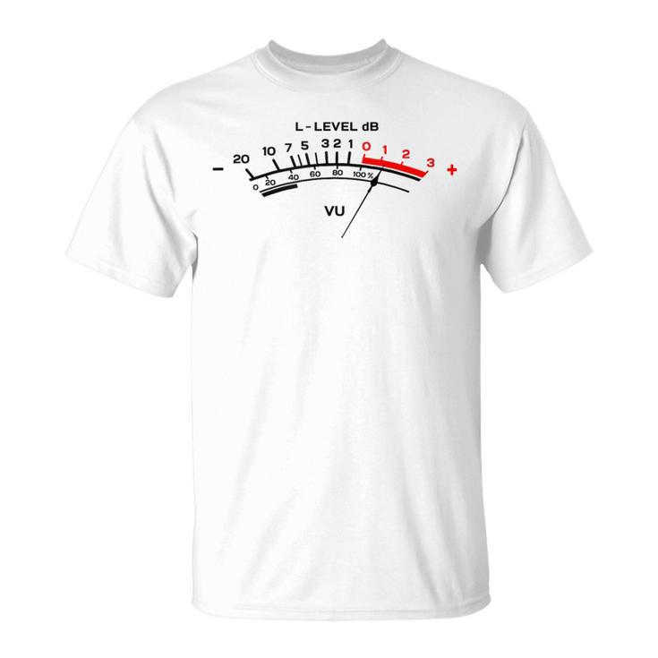 Retrou Meterintage Hi-Fi Audio Stereo Music Sound T-Shirt