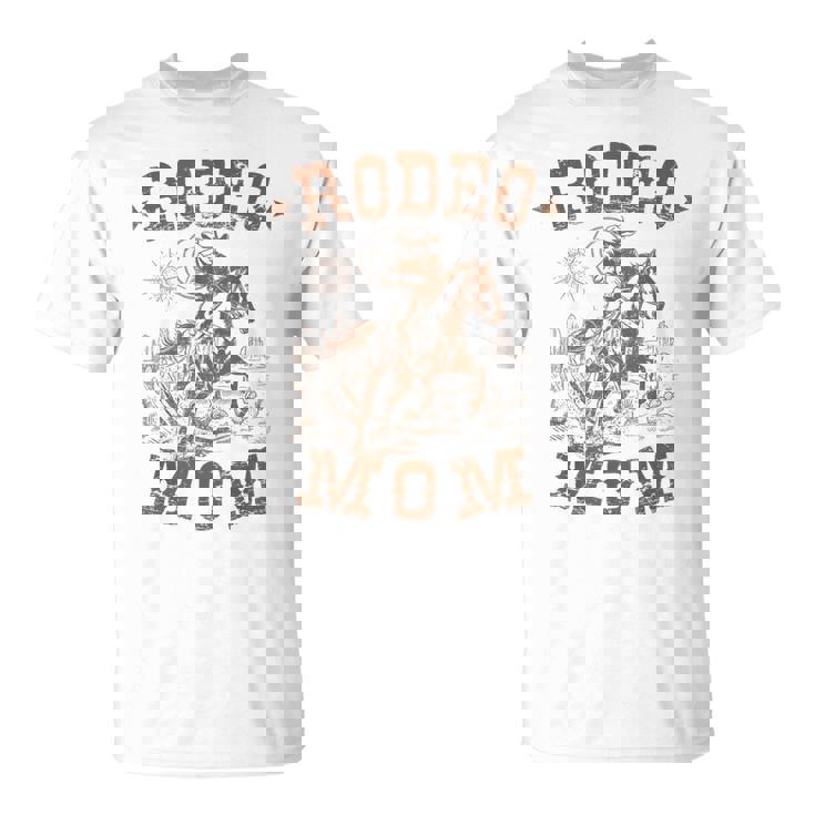 Rodeo Mom Western Cowboy Mommy Family Matching Mother's Day T-Shirt