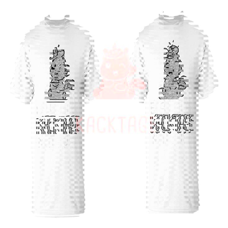 Sie Mal Die Kacktage In Glitzer Tunken Unicorn T-Shirt