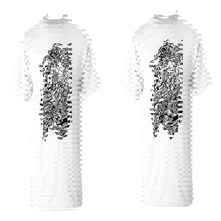 Sirvientaalkiria Ikinga Guerrera Del Norte Camiseta unisex