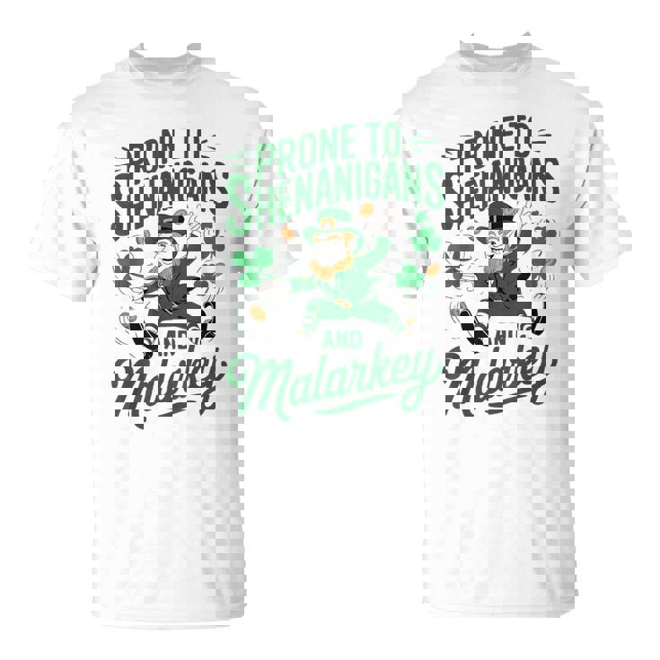 St Patrick Day Prone Shenanigans Malarkey Toddler Boy Irish T-Shirt