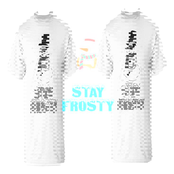 Stay Frosty Shirt Christmas Shirt Cool Snowman Premium T-Shirt