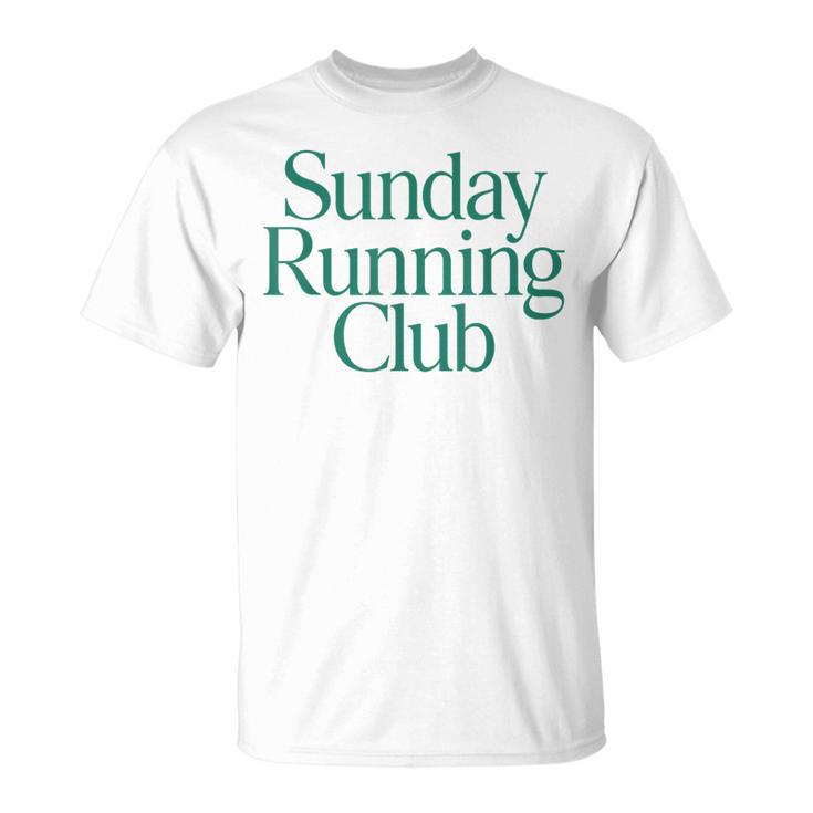 Sunday Running Club X Jogger Jogging Runner Fitness Gym T-Shirt