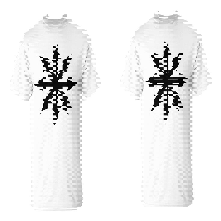 Symbole De L'étoile Du Chaos Punk Métal Pentagramme Anarchie T-Shirt