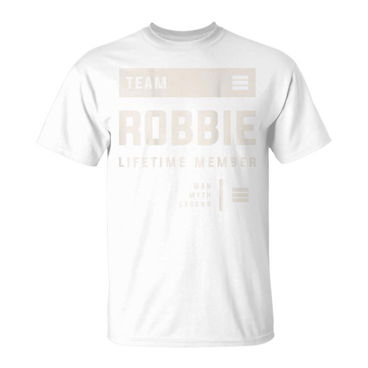 Team Robbie Lifetime Member Name Robbie T-Shirt