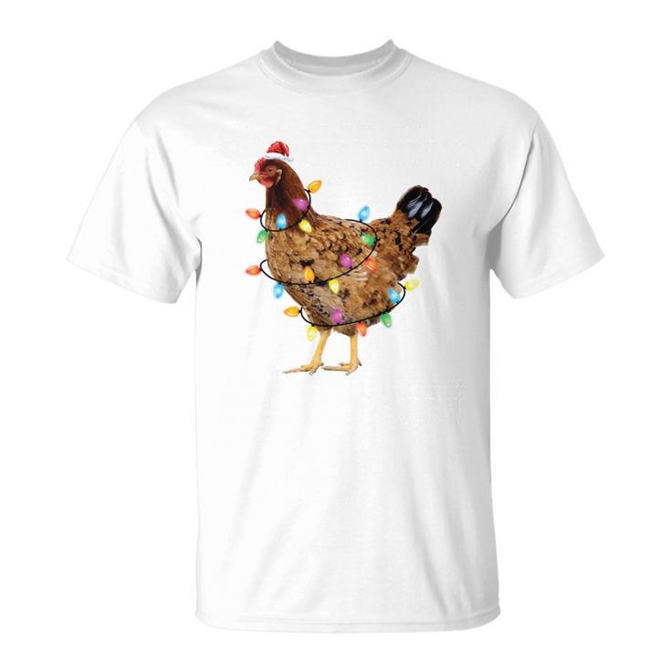 Ugly Christmas Sweater Chicken Christmas T-Shirt