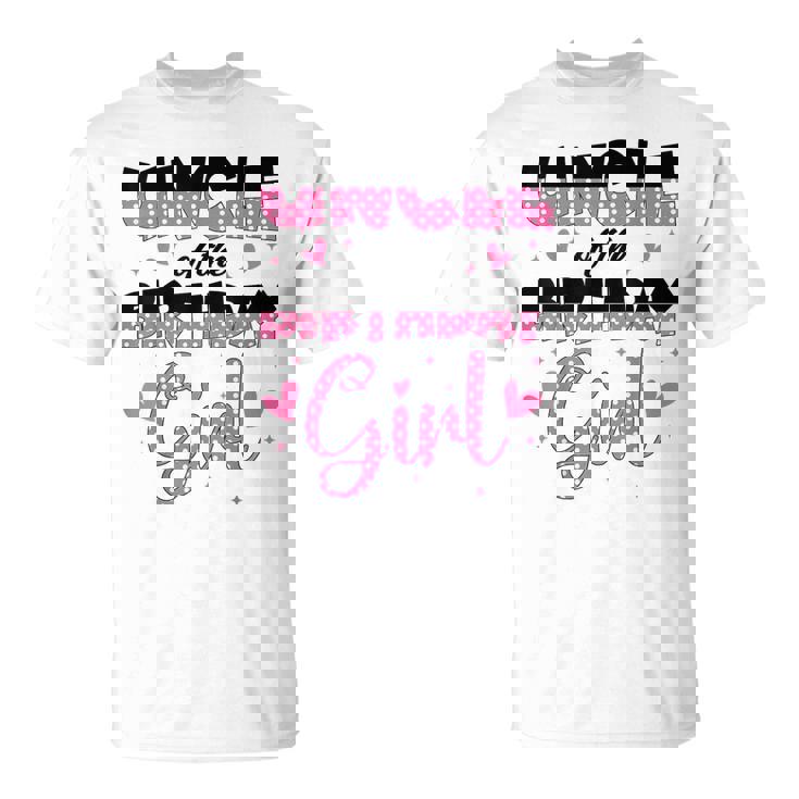Uncle Of The Birthday Girl Family Party Decorations T-Shirt