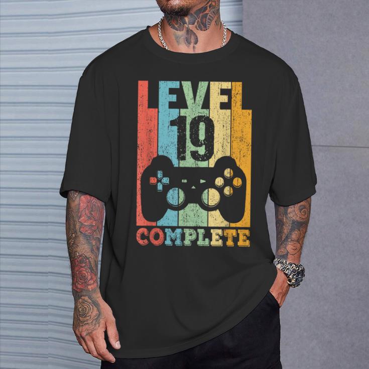 19Th Birthday Boy Girl Level 19 Years 2004 T-Shirt Geschenke für Ihn