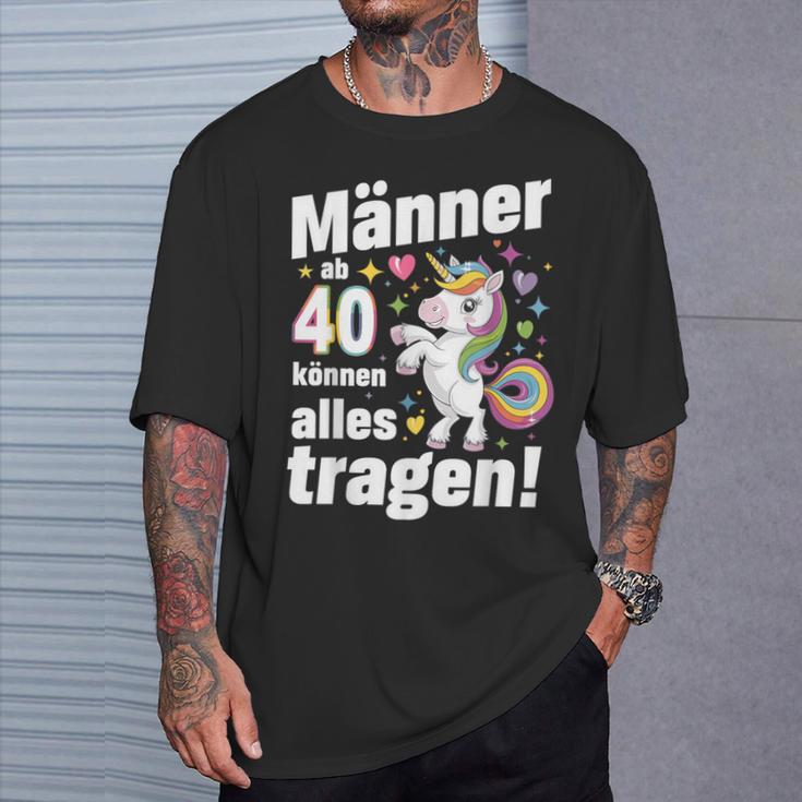 40 Geburtstag Mann Männer Ab 40 Sprüche 40 Geb Deko T-Shirt Geschenke für Ihn