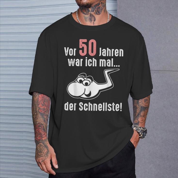 50Th Birthday Man Decoration 50Th Birthday Woman S T-Shirt Geschenke für Ihn