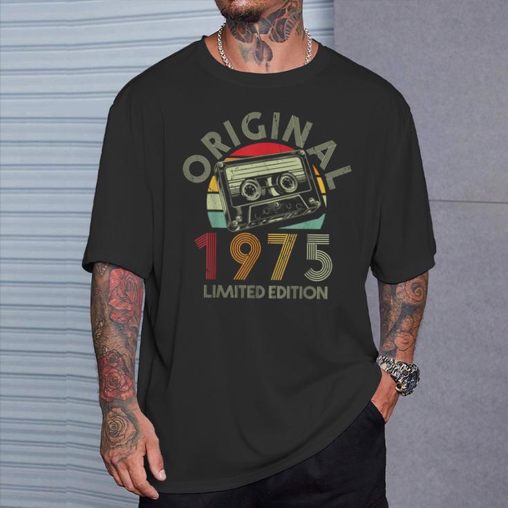 50Th Birthday Original Womenintage 1975 T-Shirt Geschenke für Ihn