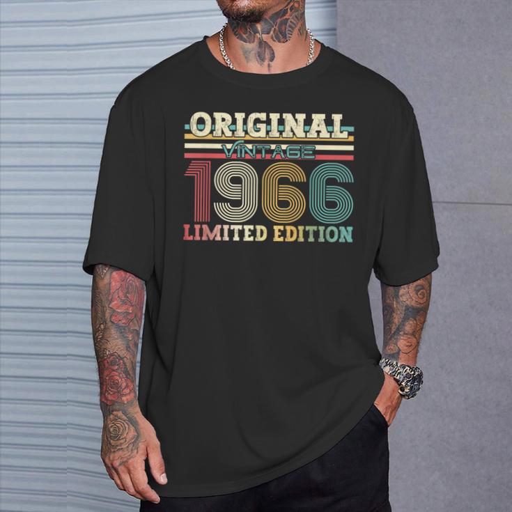 58Th Birthday Originalintage 1966 Year 1966 T-Shirt Geschenke für Ihn