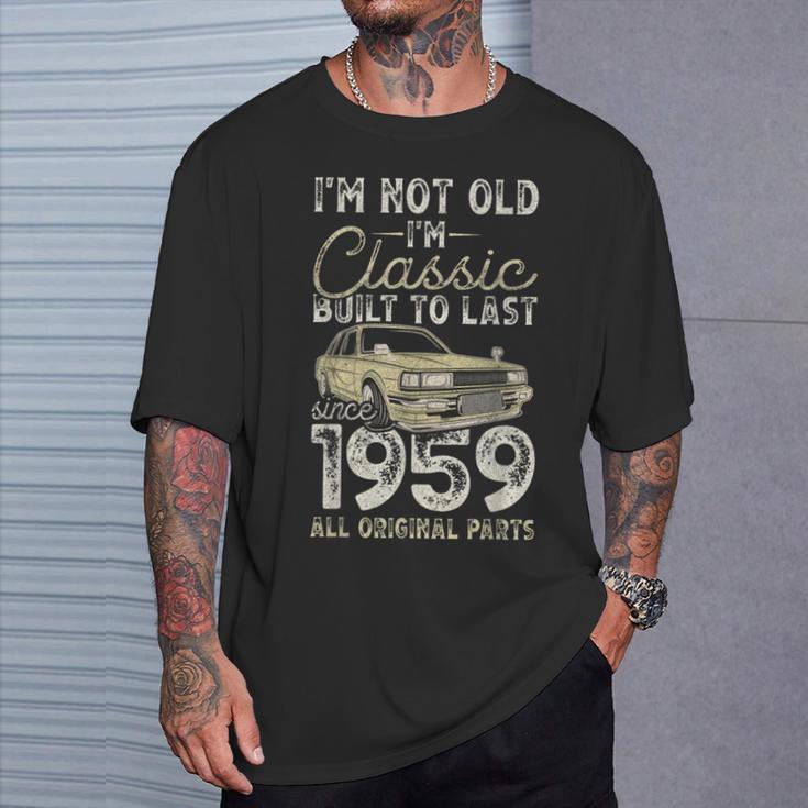 65Th Birthday Since 1959 Oldtimer 65 Years Old T-Shirt Geschenke für Ihn