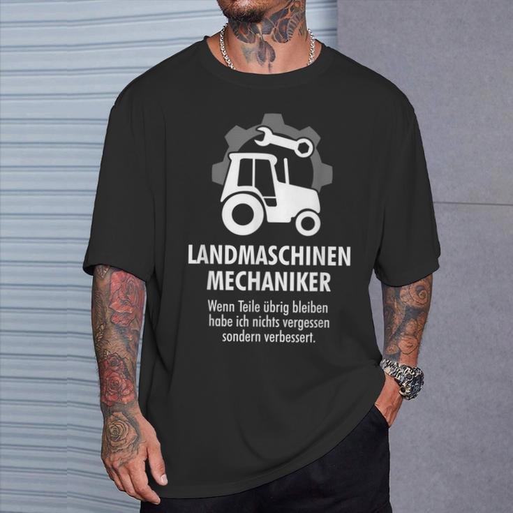 Agricultural Machinery Mechanic Tractor Farmer T-Shirt Geschenke für Ihn