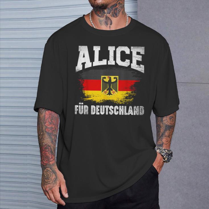 Alice For Germany T-Shirt Geschenke für Ihn