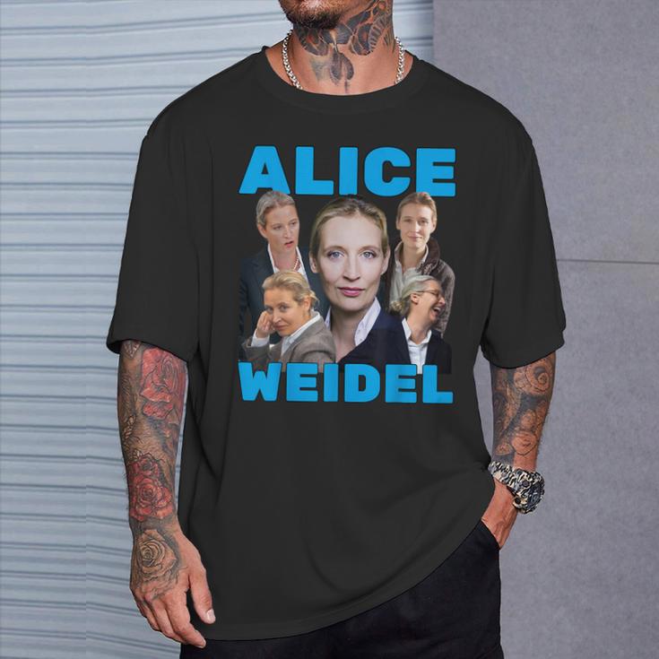 Alice Weidel Fan Merch Blue T-Shirt Geschenke für Ihn