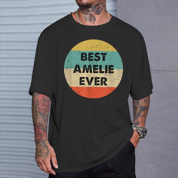 Amelie First Name T-Shirt Geschenke für Ihn